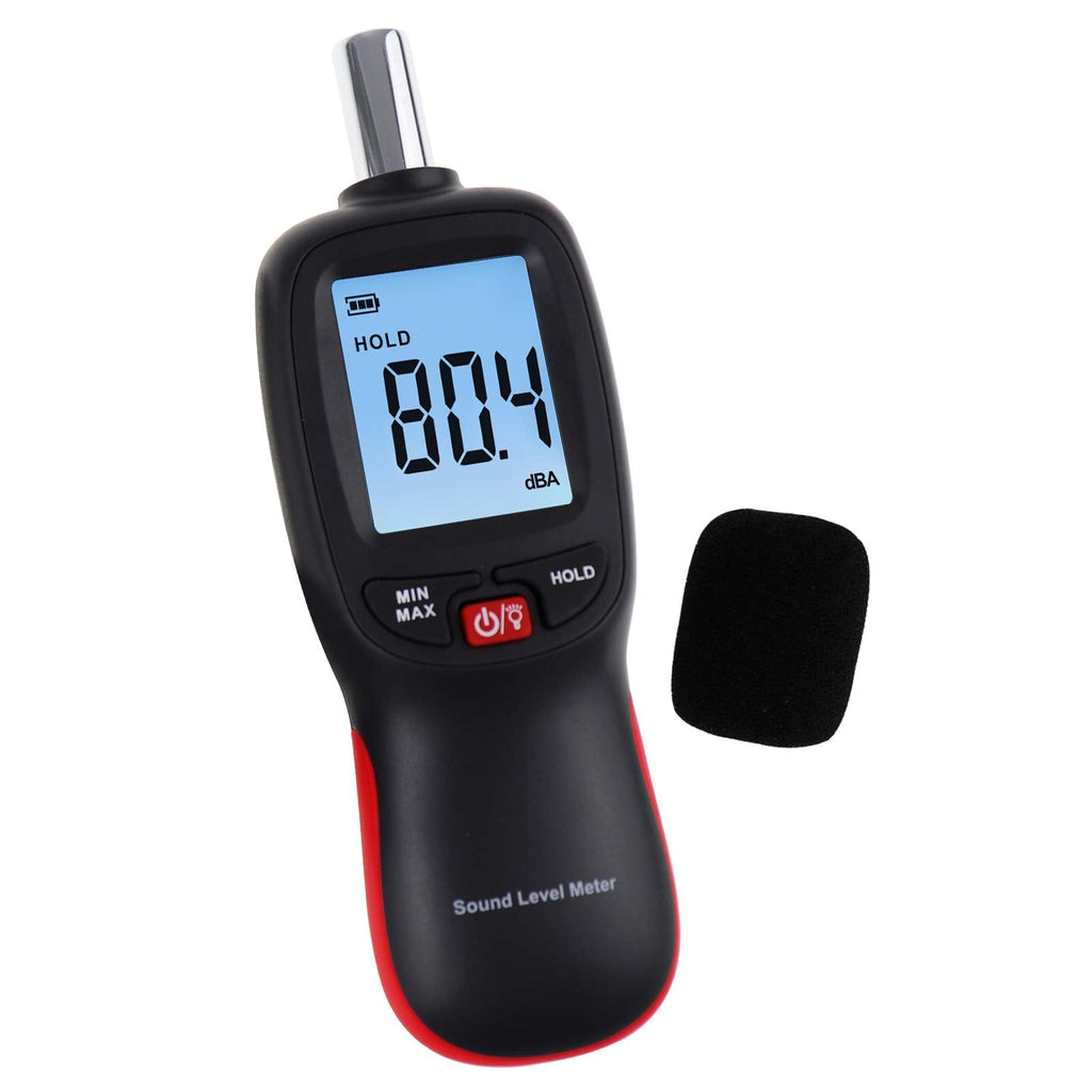 [Australia - AusPower] - Professional Noise/Sound Level Meter Digital 30~130dBA Decibel Meter Measuring Instrument (Sound Level Meter) 