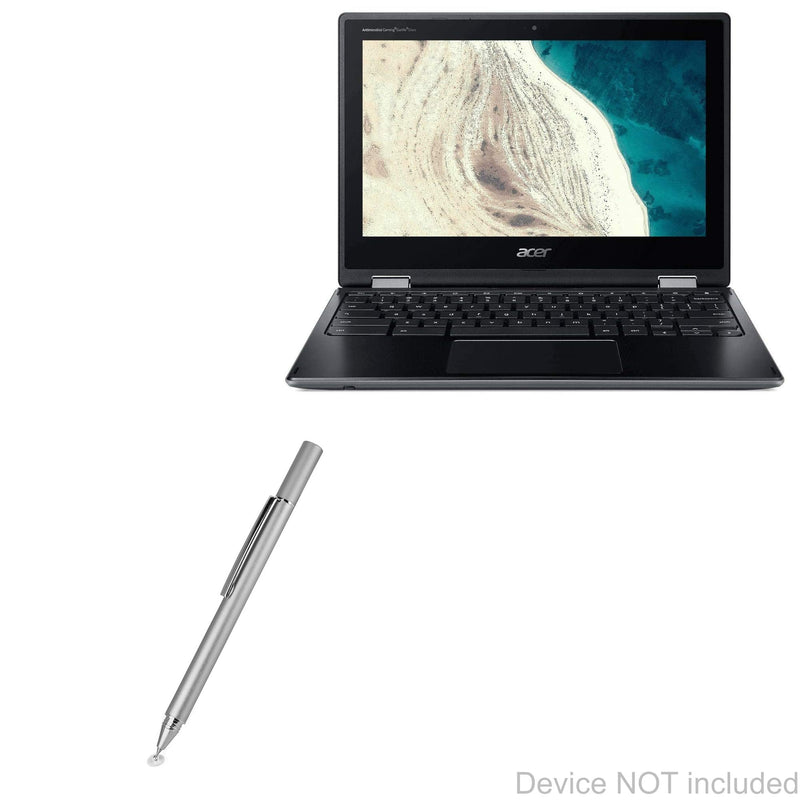 [Australia - AusPower] - Stylus Pen for Acer Chromebook Spin 511 (R752T) (Stylus Pen by BoxWave) - FineTouch Capacitive Stylus, Super Precise Stylus Pen for Acer Chromebook Spin 511 (R752T) - Metallic Silver 