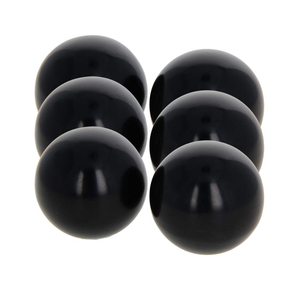 [Australia - AusPower] - Othmro 6Pcs Threaded Ball Knobs, 1.57Inch Dia 0.47Inch Thread M12 Female Thread Black Bakelite Handle Thermoset Ball Knob for Lawn Mowers Exercise Equipment Machinery Valves Spigots (M12x40) M12x40?6pcs 