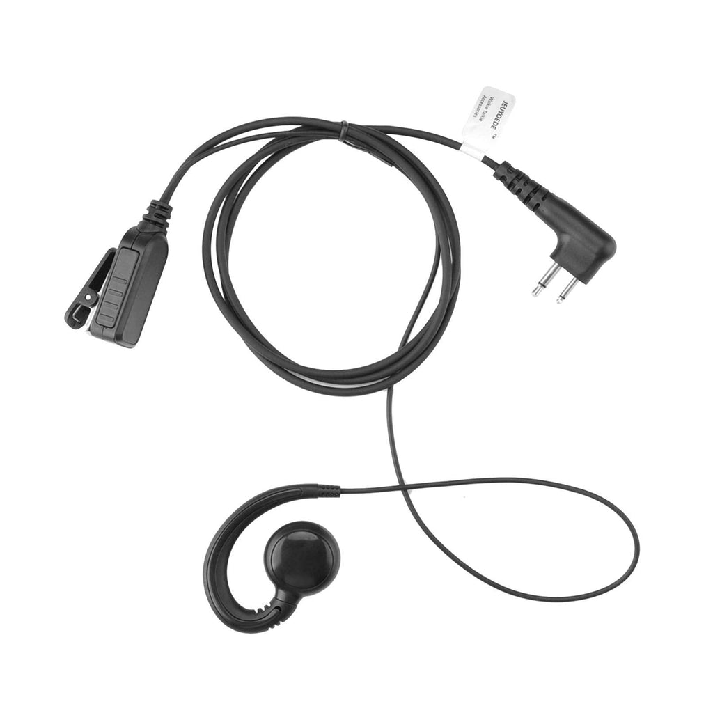 [Australia - AusPower] - JEUYOEDE XU2600 C Shape Swivel Earpiece Headset PTT/Mic Compatible for Motorola Radio HKLN4599 hkln4604 HKLN4604 