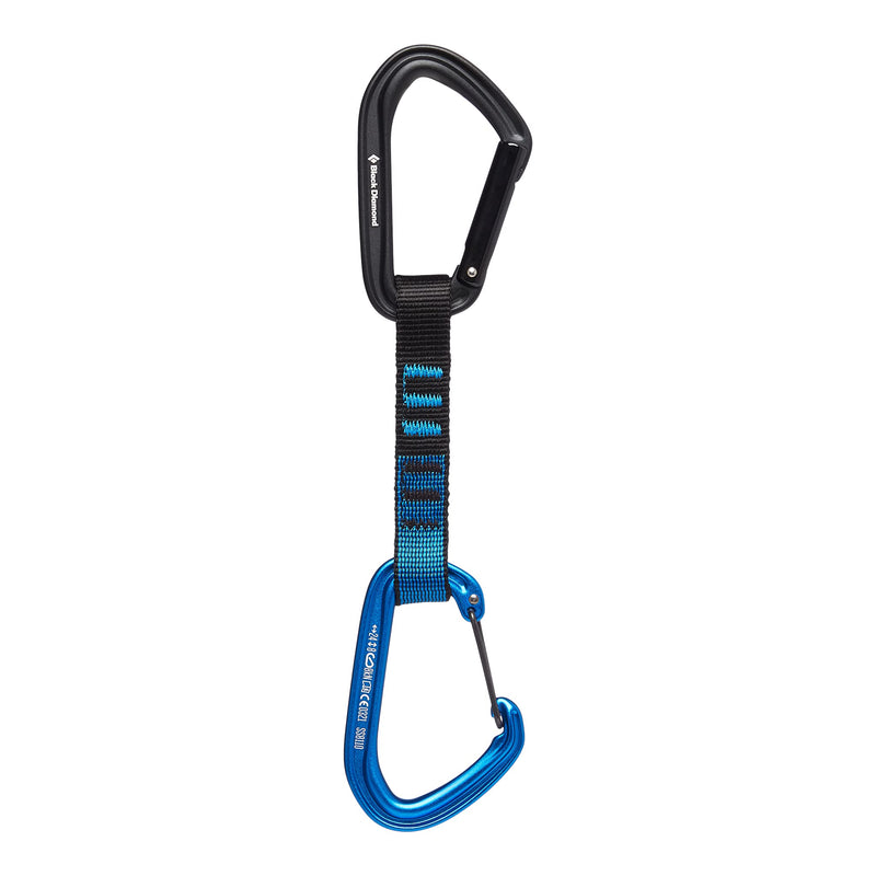 [Australia - AusPower] - Black Diamond Hotforge Hybrid Quickdraw 12Cm Carabiner Blue 12 cm 