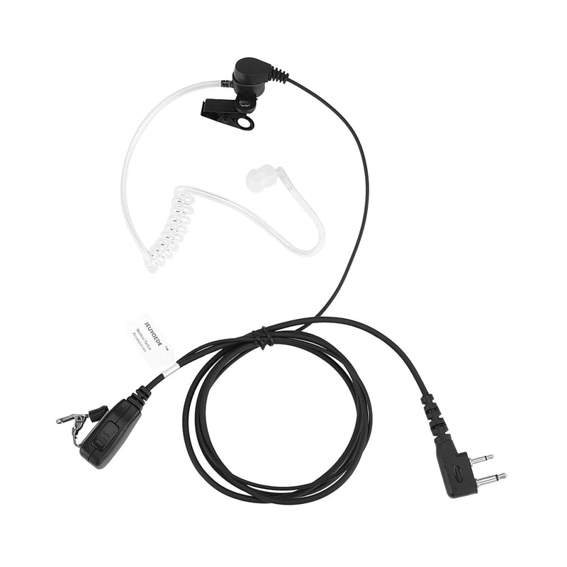 [Australia - AusPower] - JEUYOEDE IC-F4011 Transparent Acoustic Tube Earpiece Headset with Mic Compatible with ICOM IC-F43TR IC-F3011 IC-F3230D IC-F4001 Two Way Radio 