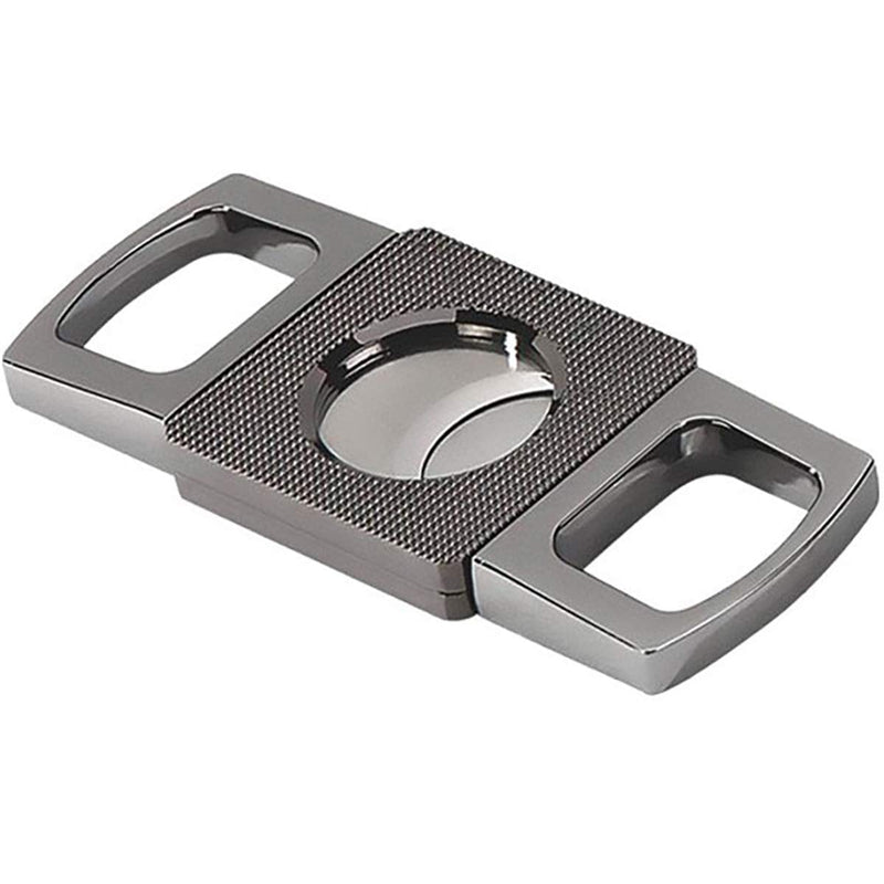 [Australia - AusPower] - Prestige Import Group - Textured High End Guillotine Cutter - Cuts up to 62 Ring Gauge - Color: Gun Metal 