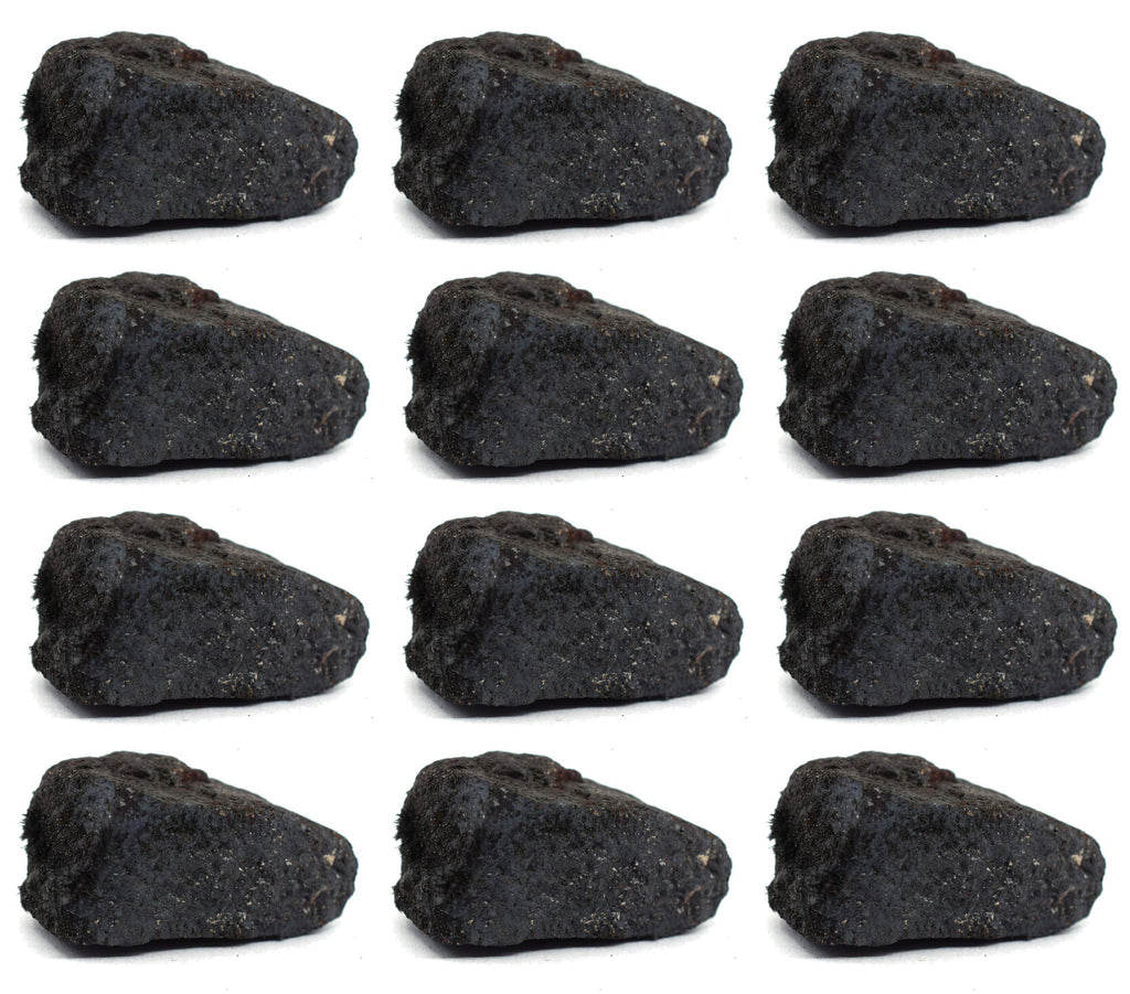 [Australia - AusPower] - 12PK Raw Lodestone, Mineral Specimens - Approx. 1" - Geologist Selected & Hand Processed - Great for Science Classrooms - Class Pack - Eisco Labs 12 