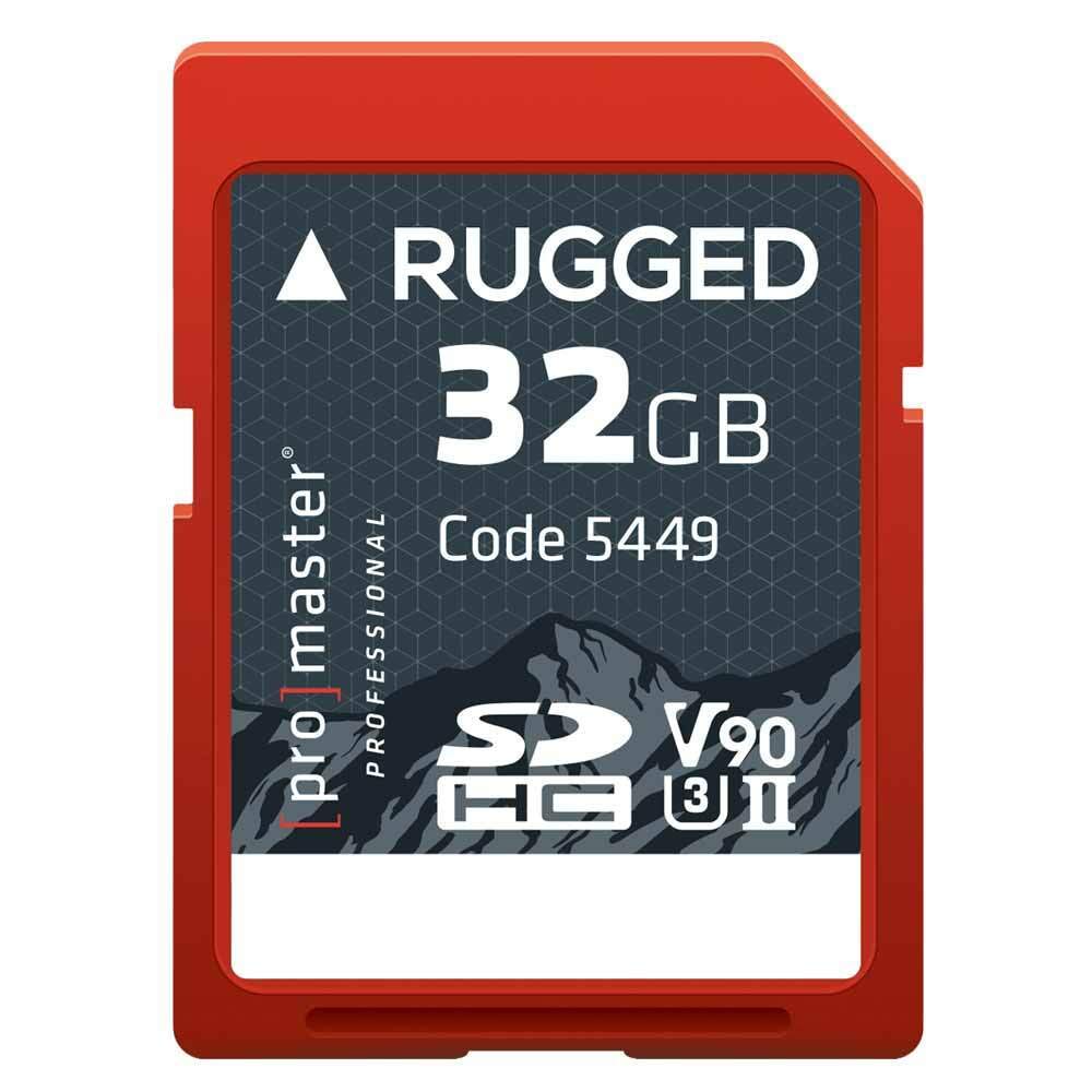 [Australia - AusPower] - Promaster SDHC 32GB Rugged CINE UHS-II Memory Card V90 