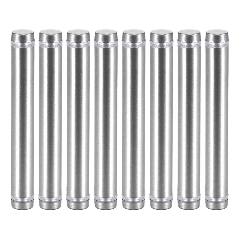 [Australia - AusPower] - uxcell 1/2 Dia x 3-11/16"(12x94mm) Double Head Standoff Screws Acrylic Glass Nails 8pcs 