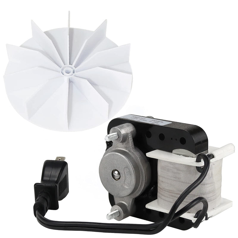 [Australia - AusPower] - Universal Bathroom Vent Fan Motor Replacement Electric Motors Kit SM550 Compatible with Nutone Broan Replaces C01575,65100 50 CFM, 120V 