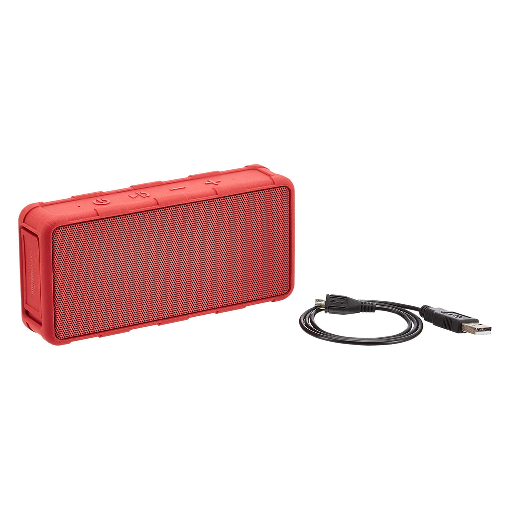 [Australia - AusPower] - Amazon Basics Portable Outdoor IPX5 Waterproof Bluetooth Speaker - Red, 5W 