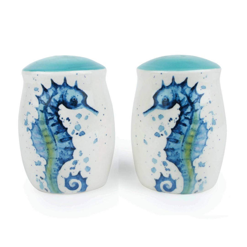 [Australia - AusPower] - Salt and Pepper Shakers - Adorable Ceramic Seahorse Novelty Set 