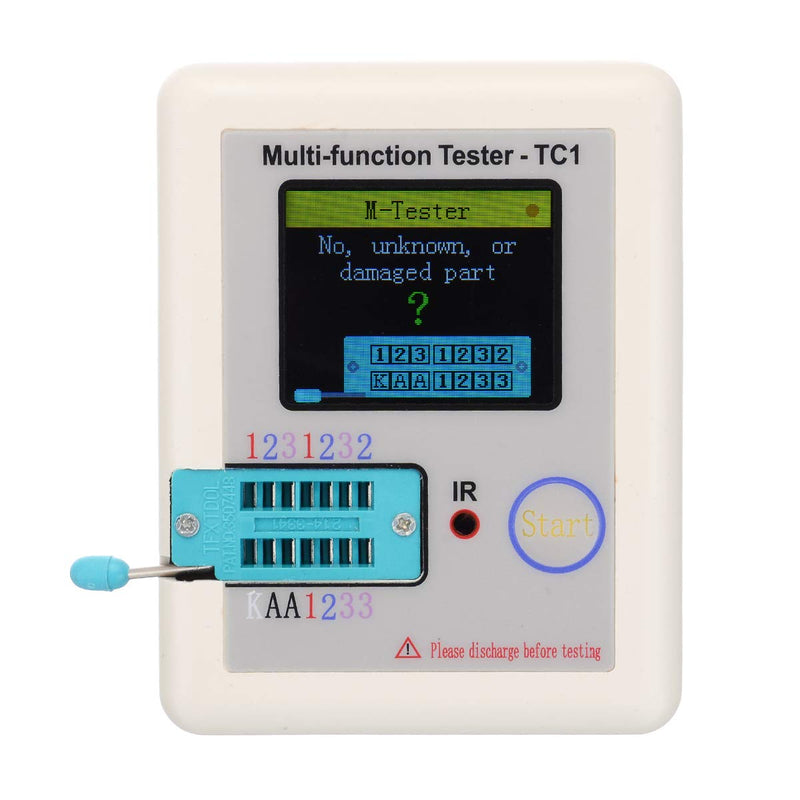 [Australia - AusPower] - Multi-Function Tester, 3.5 inch Colorful Display Pocketable Multifunctional TFT Backlight Transistor LCR-TC1 Tester for Diode Triode Capacitor Resistor Transistor LCR ESR NPN PNP MOSFET LW21 