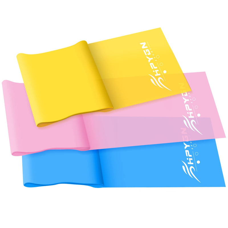 [Australia - AusPower] - Resistance Bands, HPYGN Exercise Bands for Physical Therapy Set, Strength Training, Yoga, Pilates, Stretching, Non-Latex Elastic Band with Different Strengths,Workout Bands for Home 