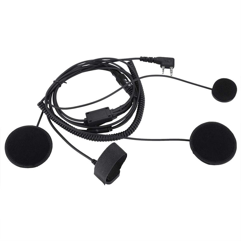 [Australia - AusPower] - Motorcycle Headset for Radio,PTT Radio Walkie-Talkie Motorcycle Helmet Microphone Headset K Head for BaoFeng Ken Wood Two-Way Radio 