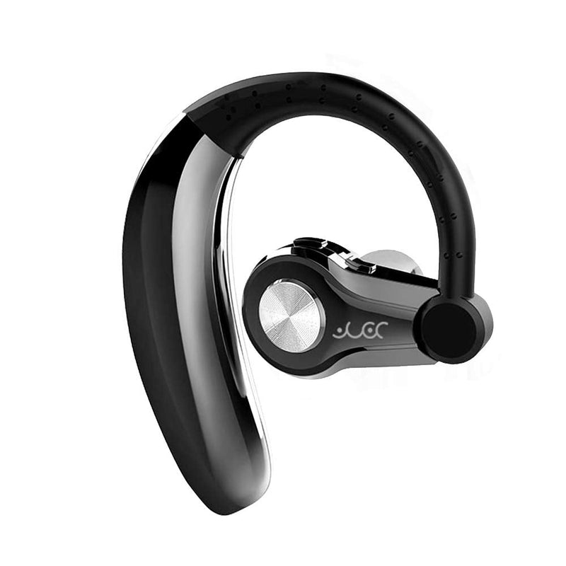 [Australia - AusPower] - Bluetooth Headset, NovPeak Wireless Earpiece for Cell Phone Noise Reduction Car Earbuds Headphones with Mic Compatible with iPhone Samsung Android (Black) Black 