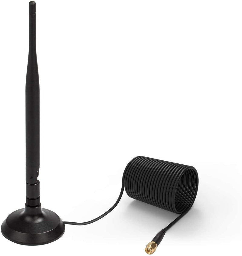 [Australia - AusPower] - AUTO-VOX HD Extension Antenna with Magnetic Stand Base 11.5 Ft Cable,66 Ft Long-Range Reception, 2.4GHz, SMA Male Connector, for Solar1/W7PRO/W10 B: Antenna 