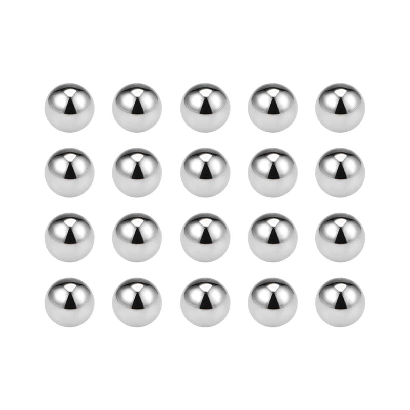 [Australia - AusPower] - uxcell Precision Balls 3.5mm Solid Chrome Steel G10 for Ball Bearing Keychain Wheel 20pcs 
