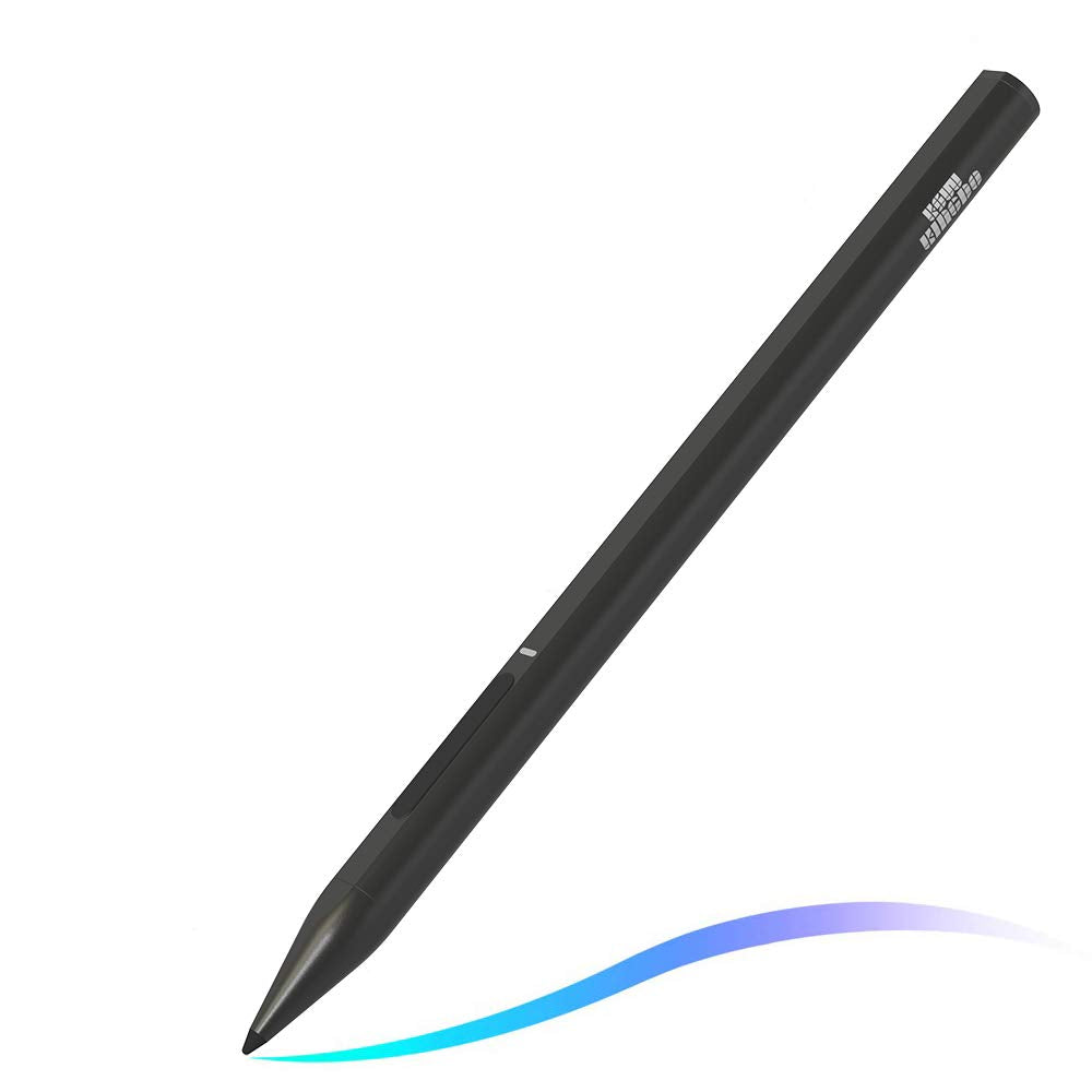 [Australia - AusPower] - Stylus for iPad, KSW KINGDO Palm Rejection Rechargeable Stylus for iPad Pro (3rd Gen,11 Inch and 12.9 Inch), iPad (6th Gen,10.2-Inch), iPad Air (3rd Gen) and iPad Mini (5th Gen) Black 