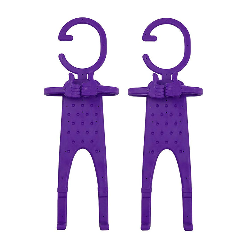 [Australia - AusPower] - UnderReef Flexible Cell Phone Holder Hands-Free Universal Car Mount,GPS Navigation Battery Charging Desktop Stand (2 Packs Purple) 2 Packs Purple 