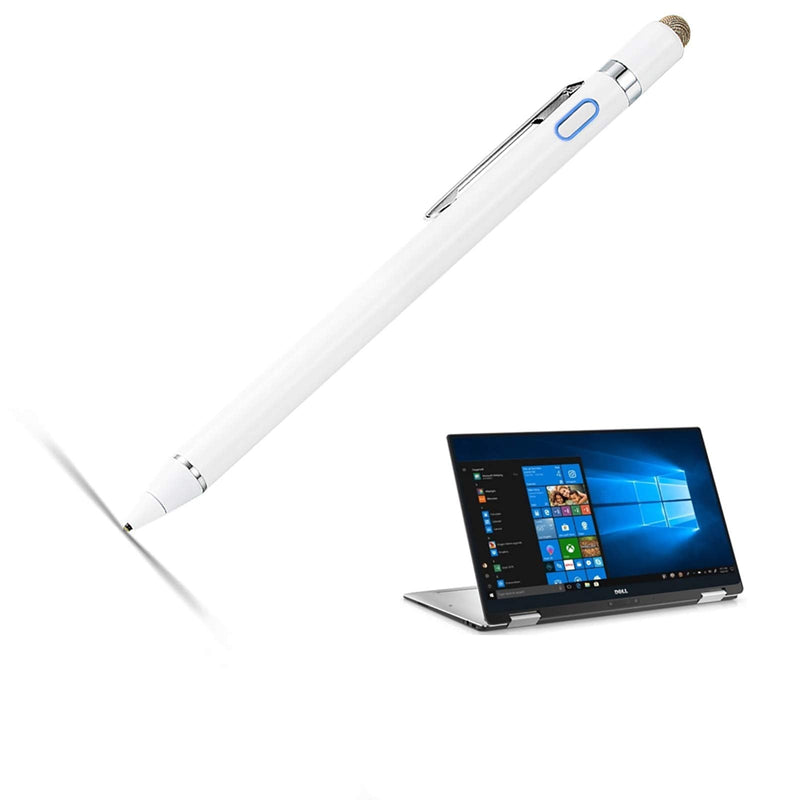[Australia - AusPower] - Stylus for Dell 2 in 1 Laptop Pencil, EVACH Digital Pencil with 1.5mm Ultra Fine Tip Stylus Pen for Dell 2 in 1 Laptop, White 