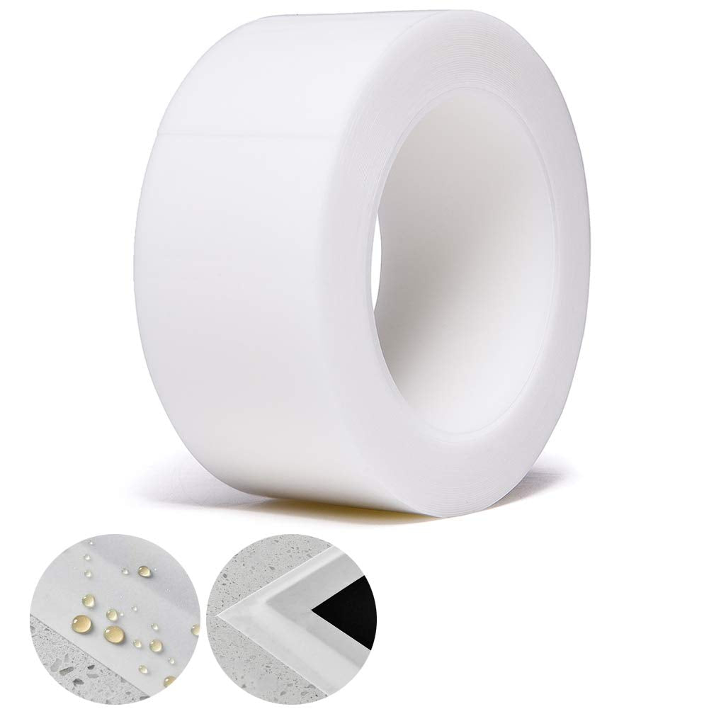 [Australia - AusPower] - TYLife Caulk Strip,2 Inch x 33Feet Self Adhesive Waterproof Sealing Tape for Bathtub Bathroom Shower Toilet Kitchen and Wall Sealing 49/25 Inch Width x 33Feet Length White 