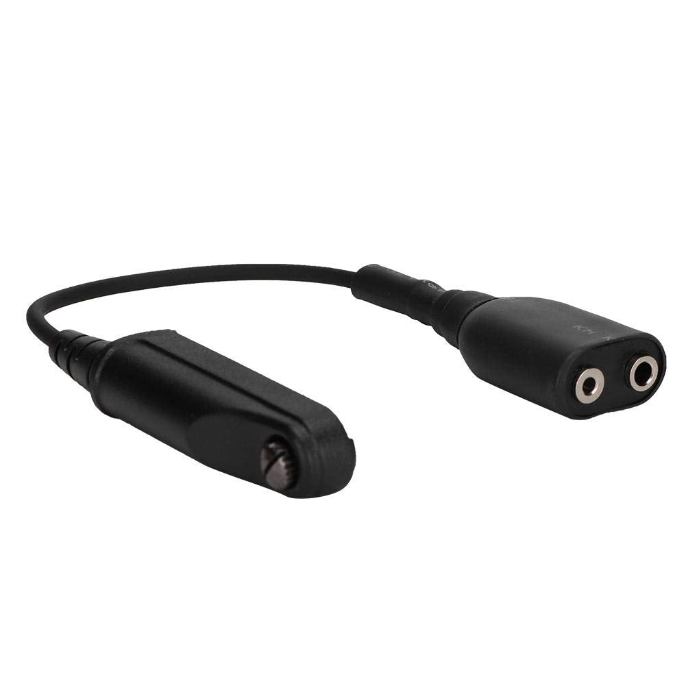 [Australia - AusPower] - K-Head 2Pin Walkie Talkie Audio Cable Adapter for Baofeng BF-9700 A-58 UV-XR UV-5S GT-3WP UV-9R Plus, K Interface 2Pin UV-5R Headphone Port, Baofeng Accessories 