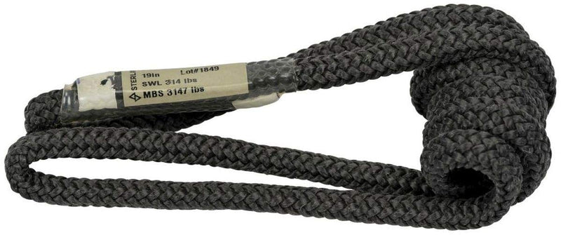 [Australia - AusPower] - Sterling 6.8mm HollowBlock2 Loop - Black 19" 