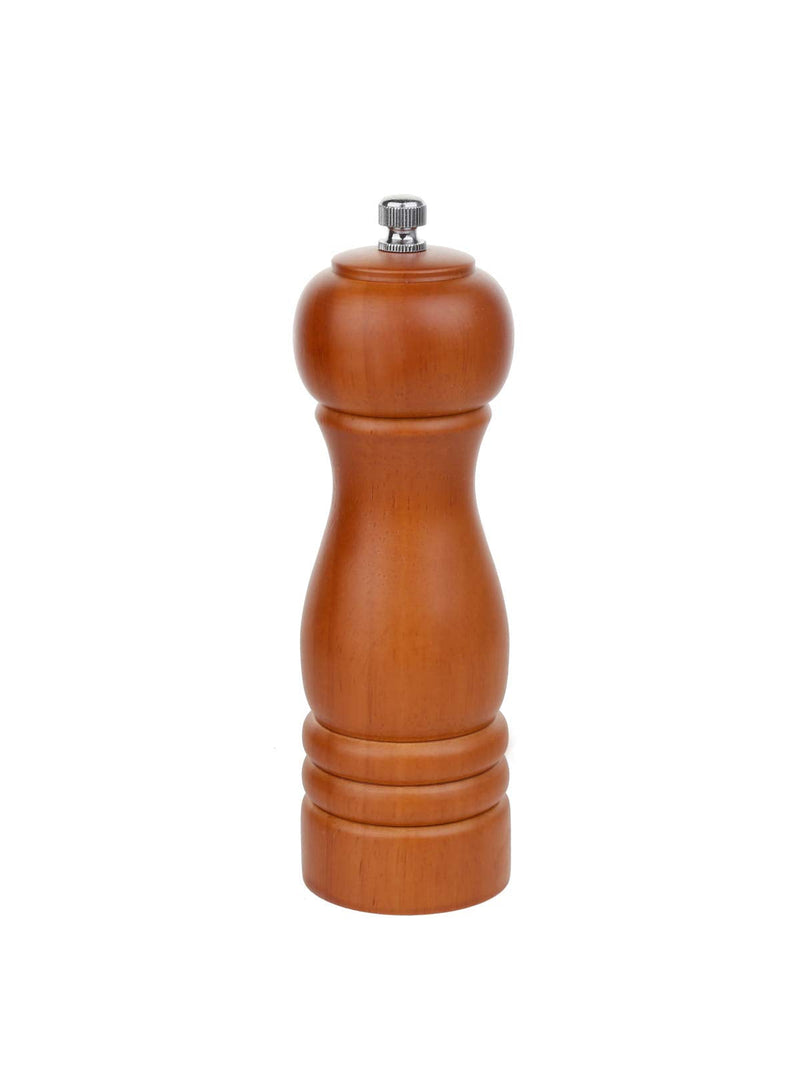 [Australia - AusPower] - Wood Salt and Pepper Mill Set Pepper Grinders Salt Shakers with Adjustable Ceramic Rotor (6") 6" 