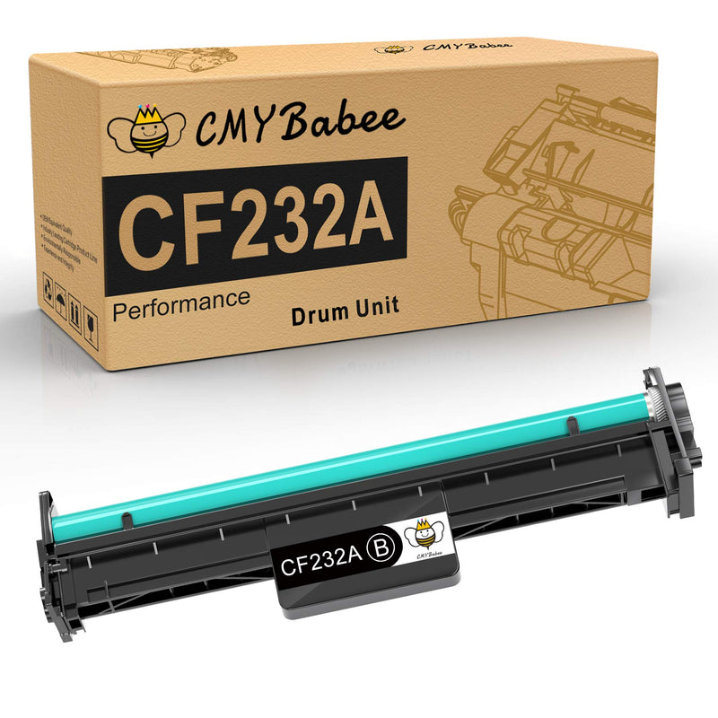 [Australia - AusPower] - CMYBabee Compatible Drum Unit Replacement for HP 32A CF232A Drum for HP Pro M203dw M148dw M227fdw M118dw M148fdw M227fdn Printer (Black, 1 Pack) 