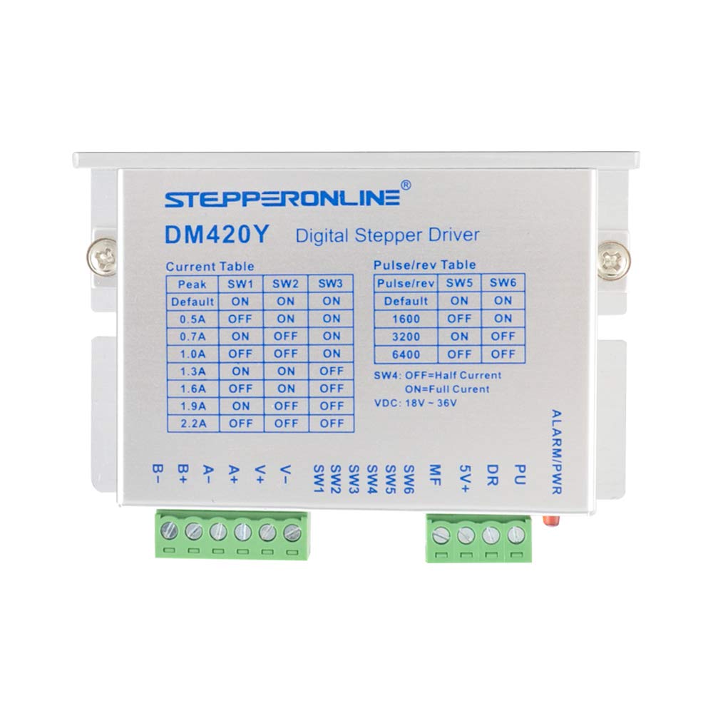 [Australia - AusPower] - STEPPERONLINE Digital Stepper Driver 0.3-2.2A 18-36VDC for Nema 14, 17, 23 Stepper Motor 