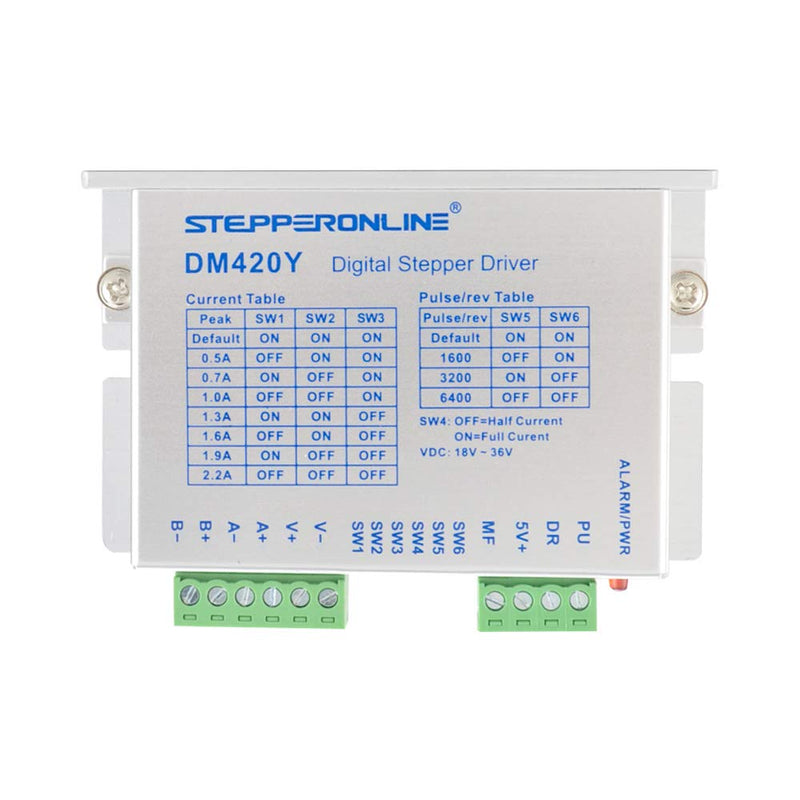 [Australia - AusPower] - STEPPERONLINE Digital Stepper Driver 0.3-2.2A 18-36VDC for Nema 14, 17, 23 Stepper Motor 