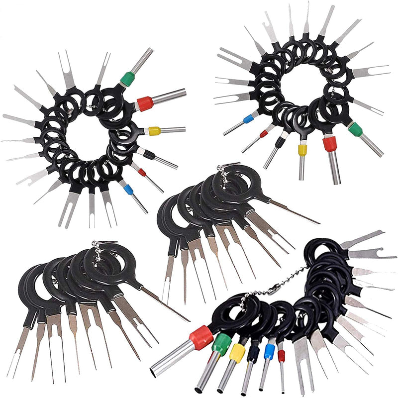 [Australia - AusPower] - 70 Pcs Terminal Removal Key Tool, BingSnow Terminal Pin Extractor Puller Repair Remover Key Tools for Most Connector Terminal 