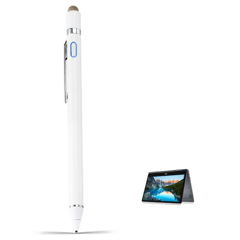[Australia - AusPower] - Stylus Pen for Dell Inspiron Chromebook, EDIVIA Digital Pencil with 1.5mm Ultra Fine Tip Pen for Dell Inspiron Chromebook Stylus, White 