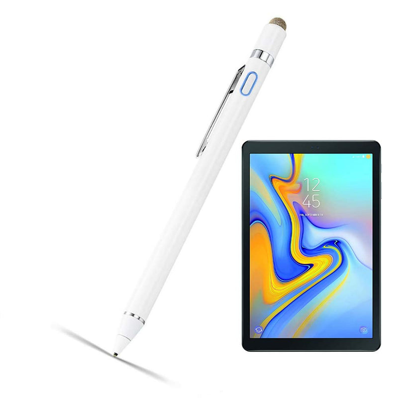 [Australia - AusPower] - Electronic Pencil for Samsung Galaxy Tab A 10.5 Stylus Pen, EDIVIA Digital Capacitive Pencil with 1.5mm Ultra Fine Tip Stylus Pen for Samsung Galaxy Tab A 10.5 Drawing and Writing, White 