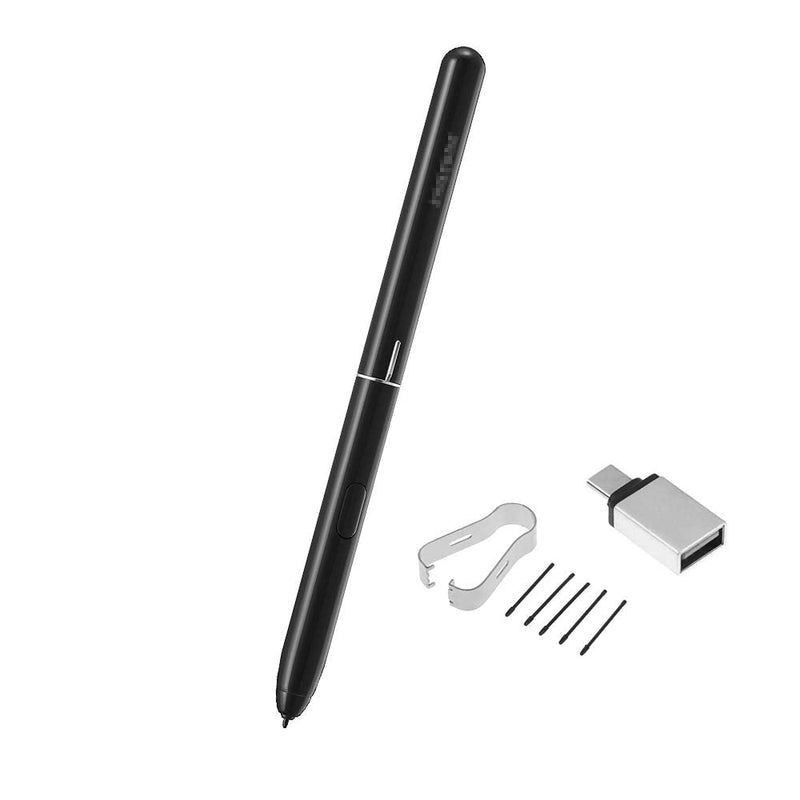 [Australia - AusPower] - Stylus Touch Galaxy Tab S4 S Pen Replacement for Samsung Galaxy Tab S4 EJ-PT830B T835 T837 with OTG - USB C to USB Adapter &Replacement Tips Tab S4 Pen- Black 
