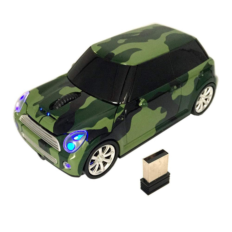 [Australia - AusPower] - Jinfili Cool Style Car Wireless Mouse Ergonomic USB Gaming Mice for Desktop Laptop PC Notebook 