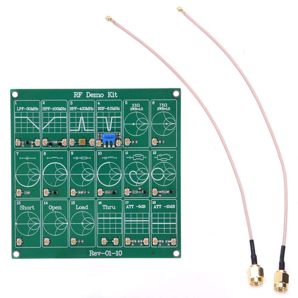 [Australia - AusPower] - RF Test Board, 18 Functional Modules RF Demo Kit NanoVNA RF Test Module Vector Network Analyzer Board Filter/Attenuator Module 