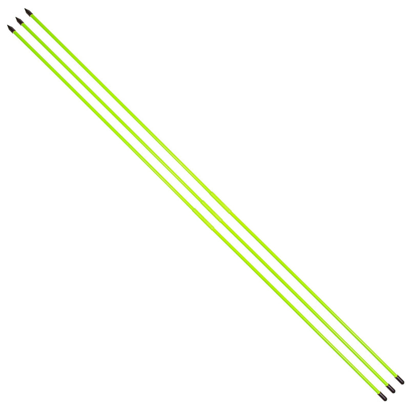 [Australia - AusPower] - GoSports Golf Alignment Training Sticks 3 Pack - Golf Alignment Aid Practice Rods, Green 