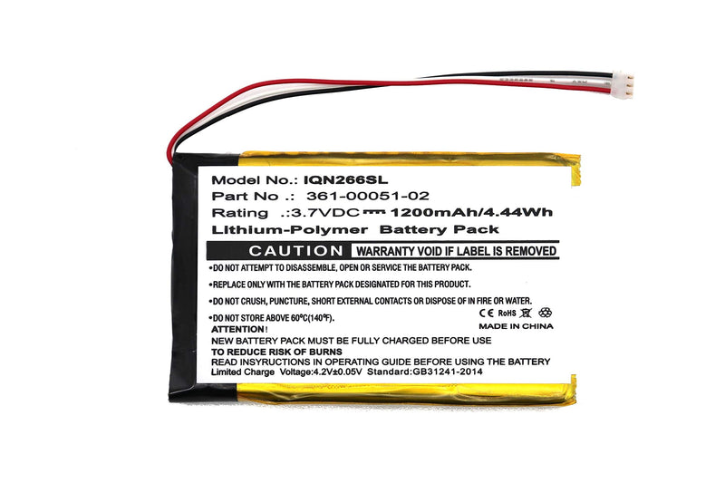 [Australia - AusPower] - Replacement Battery for Garmin Nuvi 2595LMT Garmin Nuvi 2460LMT Nuvi 2660LMT Nuvi 2669LMT 361-00051-00 361-00051-01 361-00051-02 