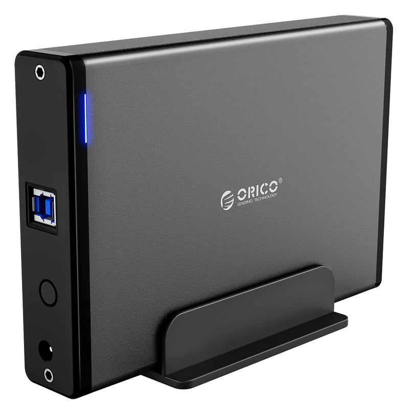 [Australia - AusPower] - ORICO 3.5'' Hard Drive Enclosure for HDD/SSD USB3.0 to SATA External Hard Drive Docking Station Support UASP Up to 16 TB-7688U3 U3 