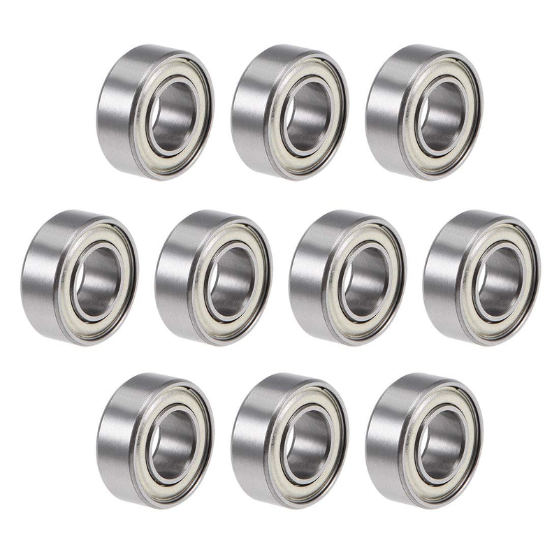[Australia - AusPower] - uxcell R188ZZ Deep Groove Ball Bearings Z2 1/4 Inch x 1/2 Inch x 3/16 Inch Double Shielded Chrome Steel 10pcs 