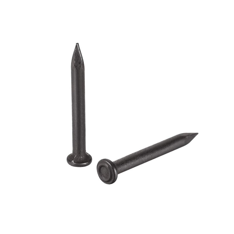 [Australia - AusPower] - uxcell Hardware Nails Carbon Steel Point Tip Wall Cement Nail 20mm(0.8") 2mm Rod Dia Black 400pcs 