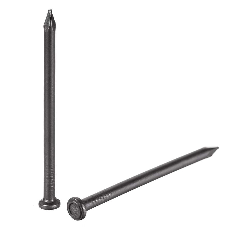 [Australia - AusPower] - uxcell Hardware Nails Carbon Steel Point Tip Wall Cement Nail 70mm(2.8") 4mm Rod Dia Black 30pcs 