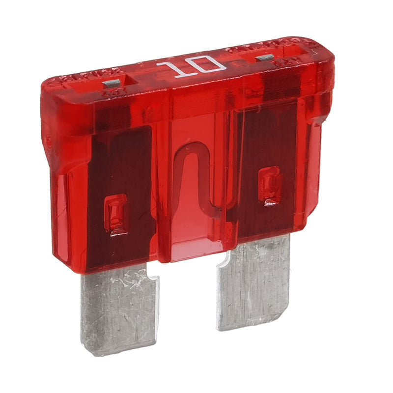 [Australia - AusPower] - 20pcs 10A Red ATC/ATO Series - Standard Blade Fuse Rated 32V 10AMP for Car Truck Boat Marine Standard 10 Amp 