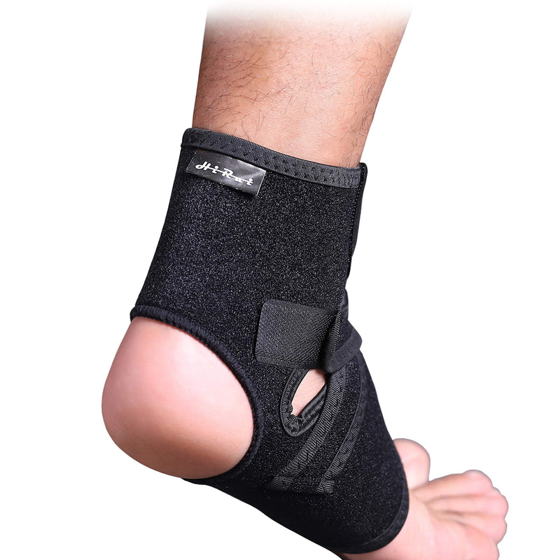 [Australia - AusPower] - HiRui Ankle Wrap Ankle Brace, Compression Ankle Support for Sprains Arthritis Recovery- Ankle Stabilizer for Running Basketball Soccer Fitness- Kids Youth Adult- Breathable/Adjustable (L, 1 Pack) Large (Pack of 1) 