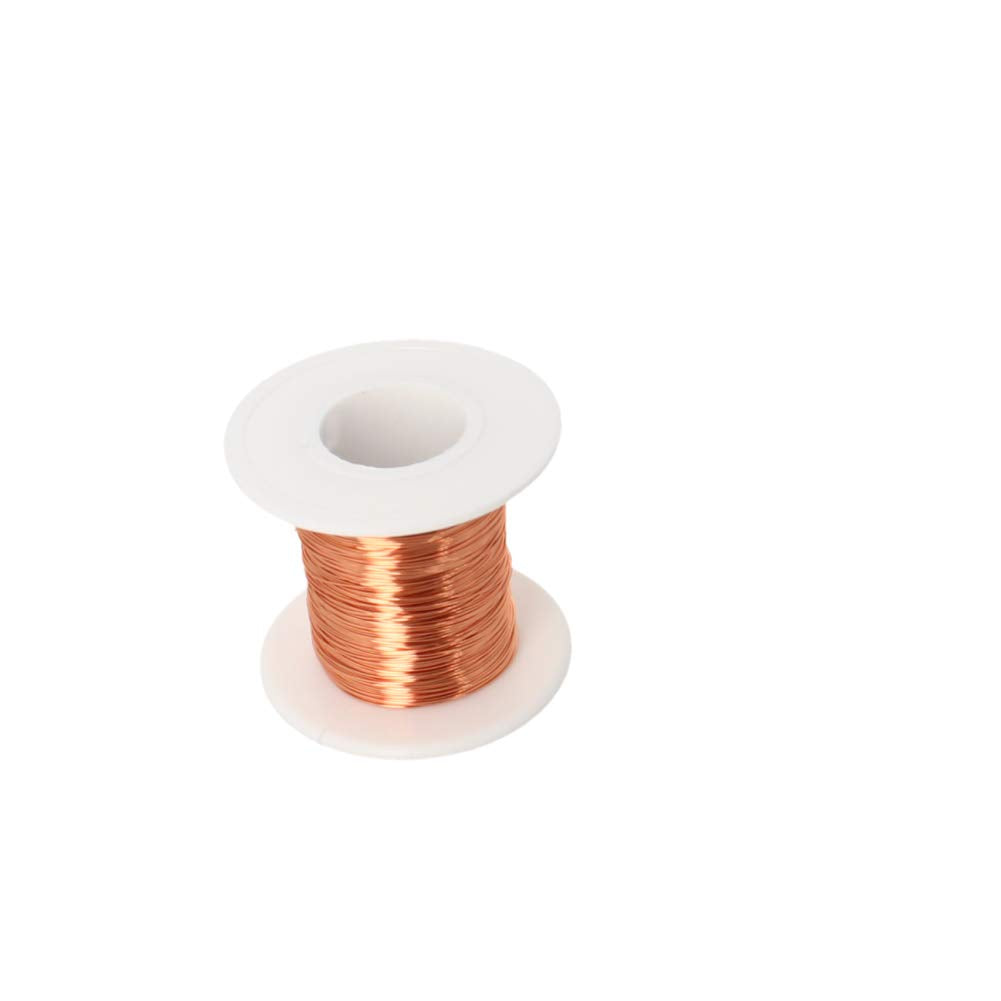 [Australia - AusPower] - Fielect 0.33mm Inner Dia Magnet Wire Enameled Copper Wire Winding Coil 164Ft Length QA-1-155 2UEW Model Widely Used for A Variety of Motors,1Pcs 0.33mm Inner Dia 164Ft 