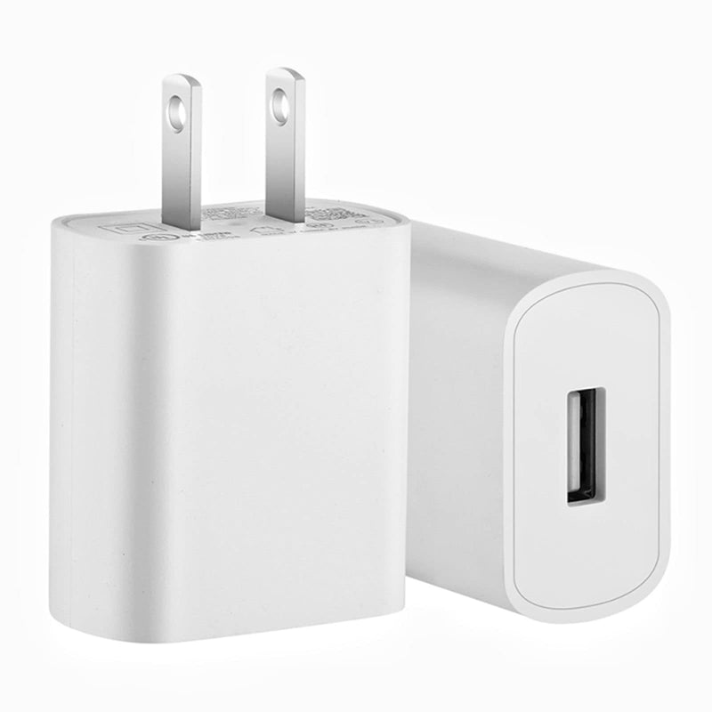 [Australia - AusPower] - Yuxh One Port 5V USB Power Supply 1.5A USB Wall Adapter 1500mA USB Wall Charger for Smartphone Kindle Charger Compatible with All 5V 1A USB Wall Chargers,UL Listed(White 2Pack) White2Pack 