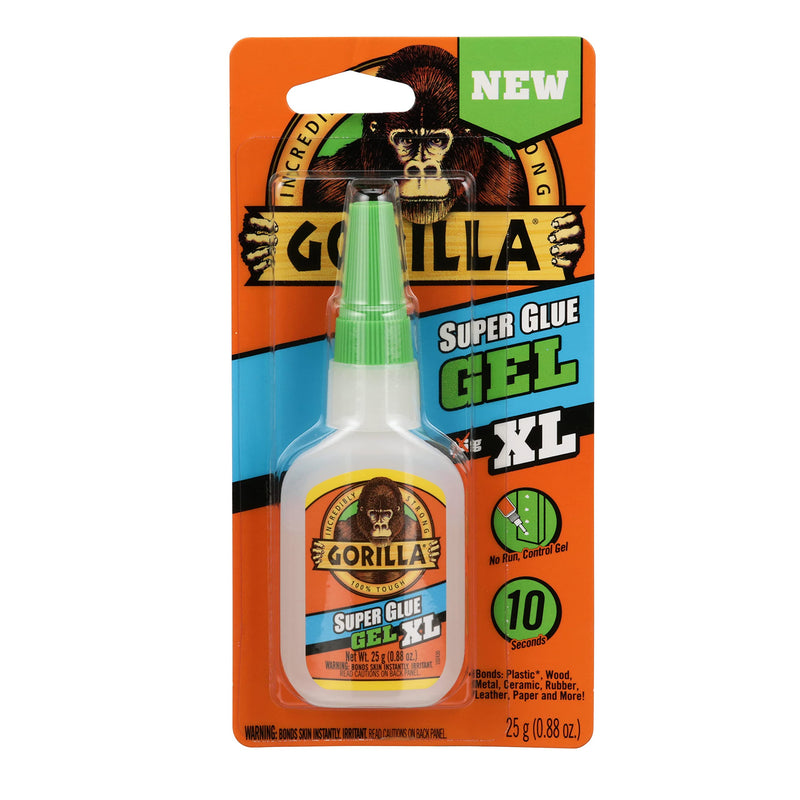 [Australia - AusPower] - Gorilla Super Glue Gel XL, 25 Gram, Clear, (Pack of 1) 1 - Pack 