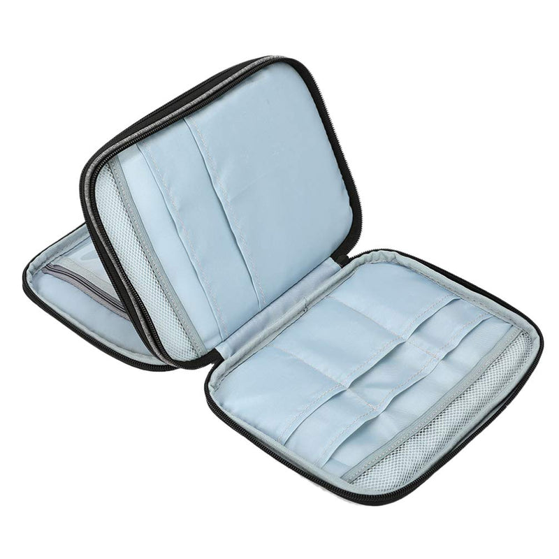 [Australia - AusPower] - Healifty Circular Knitting Needles Organizer Case Crochet Hooks and Knitting Accessories Zipper Bag Easy to Carry for DIY Crafts without Accessory 