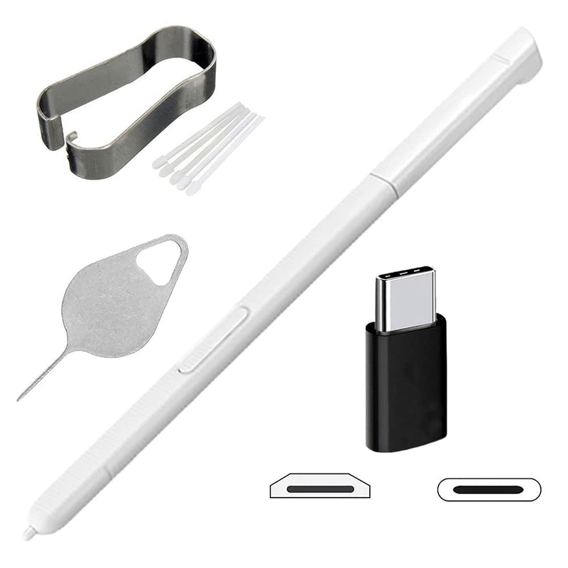 [Australia - AusPower] - Galaxy TAB A 10.1" P580 S Pen Replacement P585 Pen Stylus Touch S Pen with Tips Nibs Tweezer for Samsung Galaxy TAB A 10.1" SM-P585 SM-P580 with Needle Acessories White 