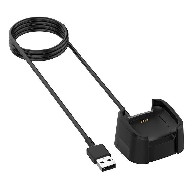 [Australia - AusPower] - Charger Compatible with Fitbit Versa 2 (Not for Versa/Versa Lite), Charging Dock Stand with USB Cable Cord for Versa 2 Smartwatch 