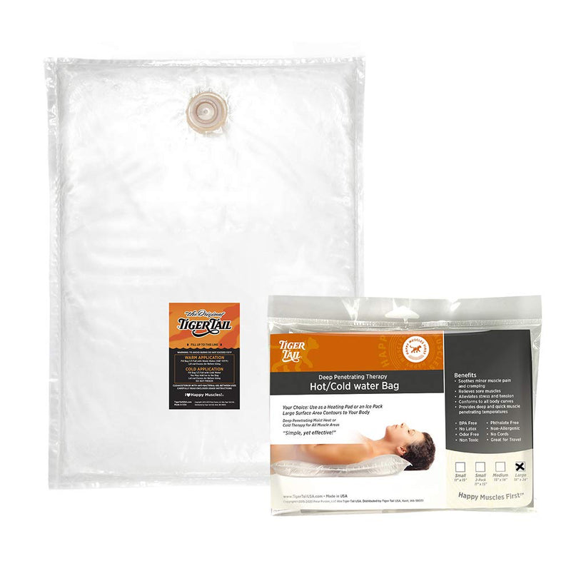[Australia - AusPower] - Tiger Tail DrySoak Hot Water Therapy Bag, Large (5 Gallon), Made in USA (Sister Brand Fomentek) Large (5 Gallon – 21″ x 23″) 